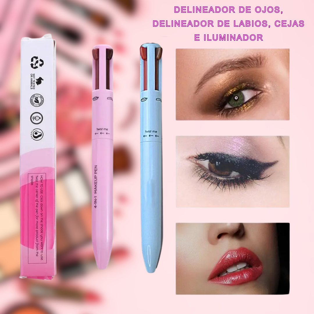 Lapiz de Maquillaje 4 en 1