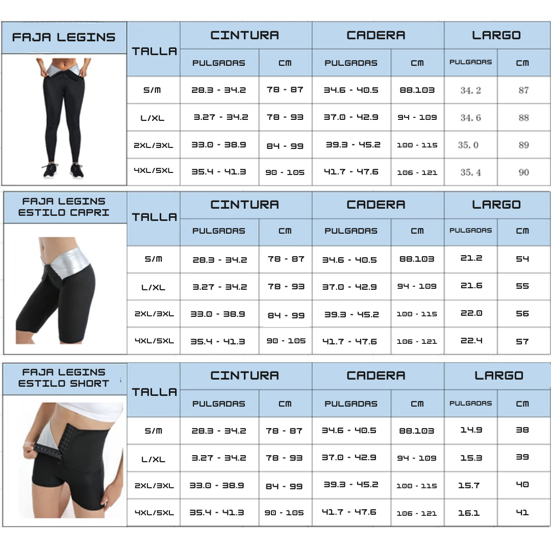 Pantalones de Sauna ThermoShape™: Leggings de Cintura Alta para Mujeres