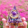 OrgonitaZen™ - Pirámide de Energía de Cristal para Armonía y Protección