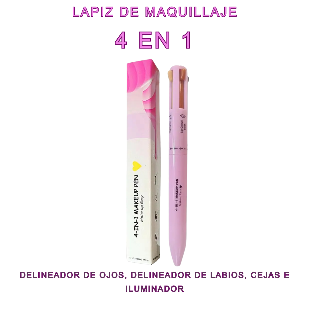 Lapiz de Maquillaje 4 en 1